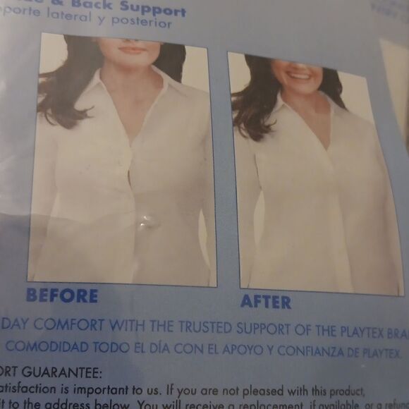 New Playtex 18 Hour Minimizer Bra 4 Way Tru Support Nude Size: 38DD New With Tag - Picture 5 of 5